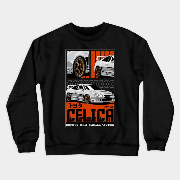 Iconic Celica GT4 Car Crewneck Sweatshirt by milatees